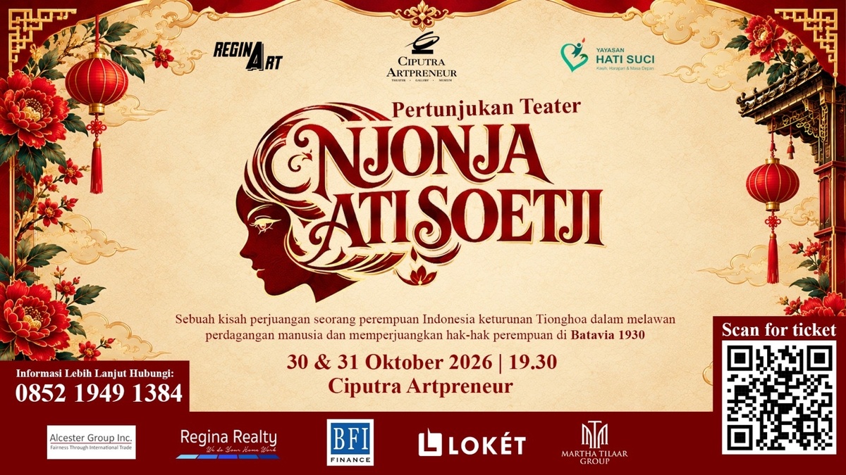 “Njonja Ati Soetji” Hadir di Ciputra Artpreneur, Kisah Perjuangan Perempuan Melawan Perdagangan Manusia